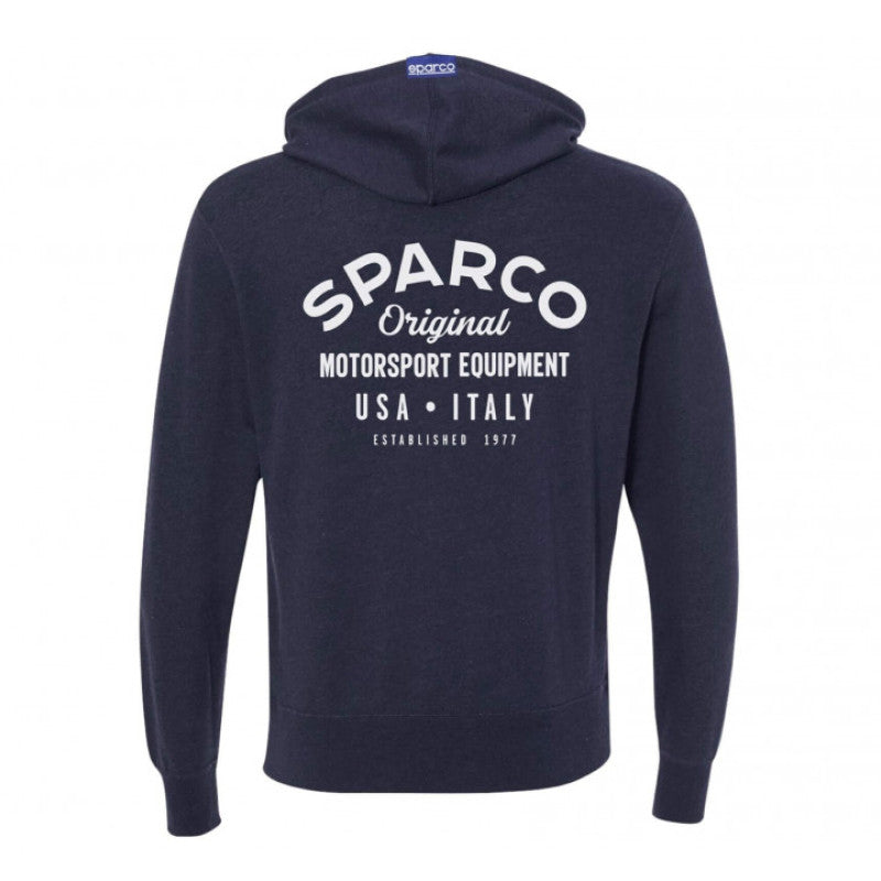 Sparco Sweatshirt ZIP Garage NVY - Large SP04800BM3L