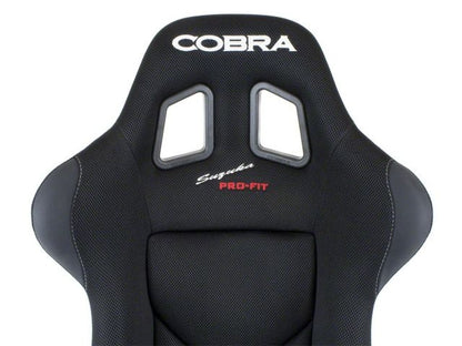 Cobra  Suzuka Pro Racing Bucket Seat Black 079GE
