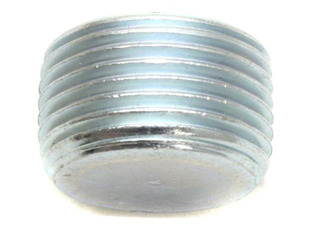 Diftech Plug 3/4" NPT Zinc Plated Steel Hex-Socket (Size: 9/16"/Height 0.60)