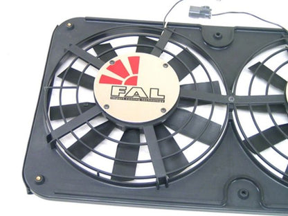 Flexalite Sport Compact Electric Fans Engine Cooling Fan; Dual Fan; Puller; Cust