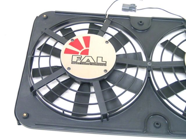 Flexalite Sport Compact Electric Fans Engine Cooling Fan; Dual Fan; Puller; Cust
