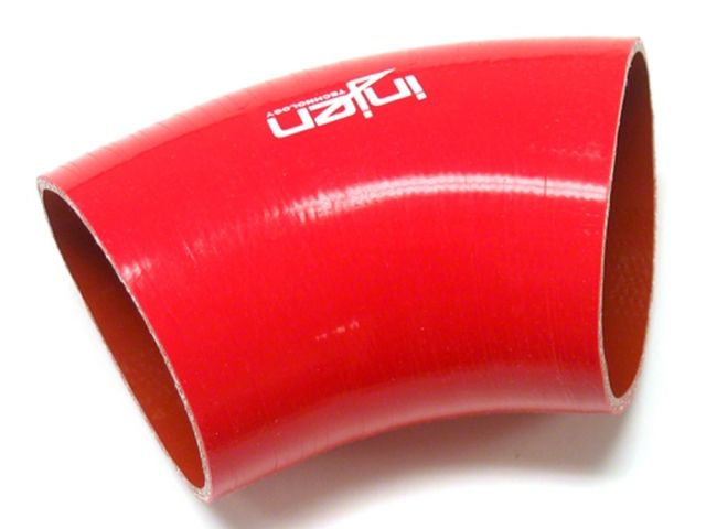 Injen 3.00 45 Degree Silicone Wrapped Elbow Red