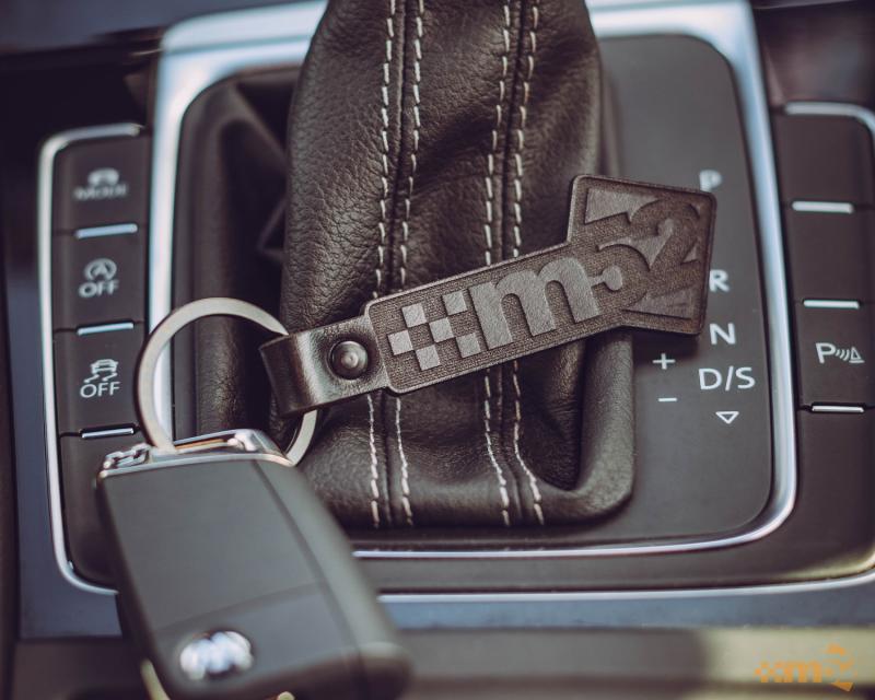 mountune m52 Black-Out Leather Keyring 2169-M52-MKRL-BO Main Image