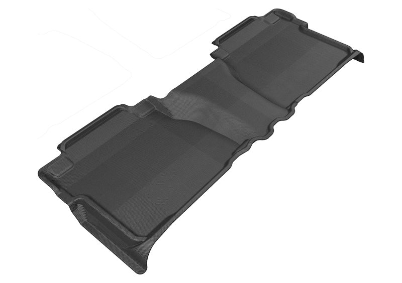 3D MAXpider 2007-2013 Toyota Tundra Double Cab Kagu 2nd Row Floormats - Black L1TY14721509