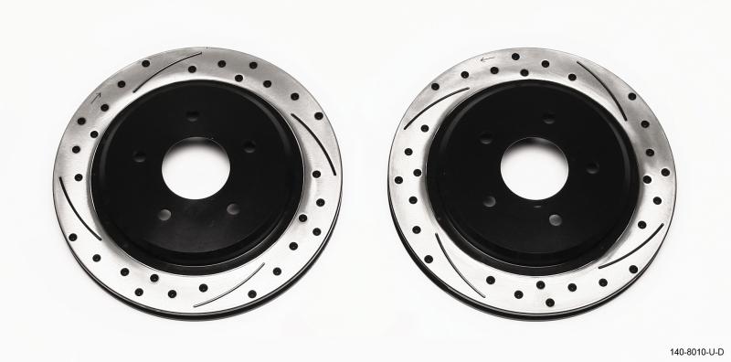 Wilwood Pro-Matrix Rotor Kit Rear-Drilled 97-04 Corvette C5 All / 05-13 C6 Base 140-8010U-D Main Image