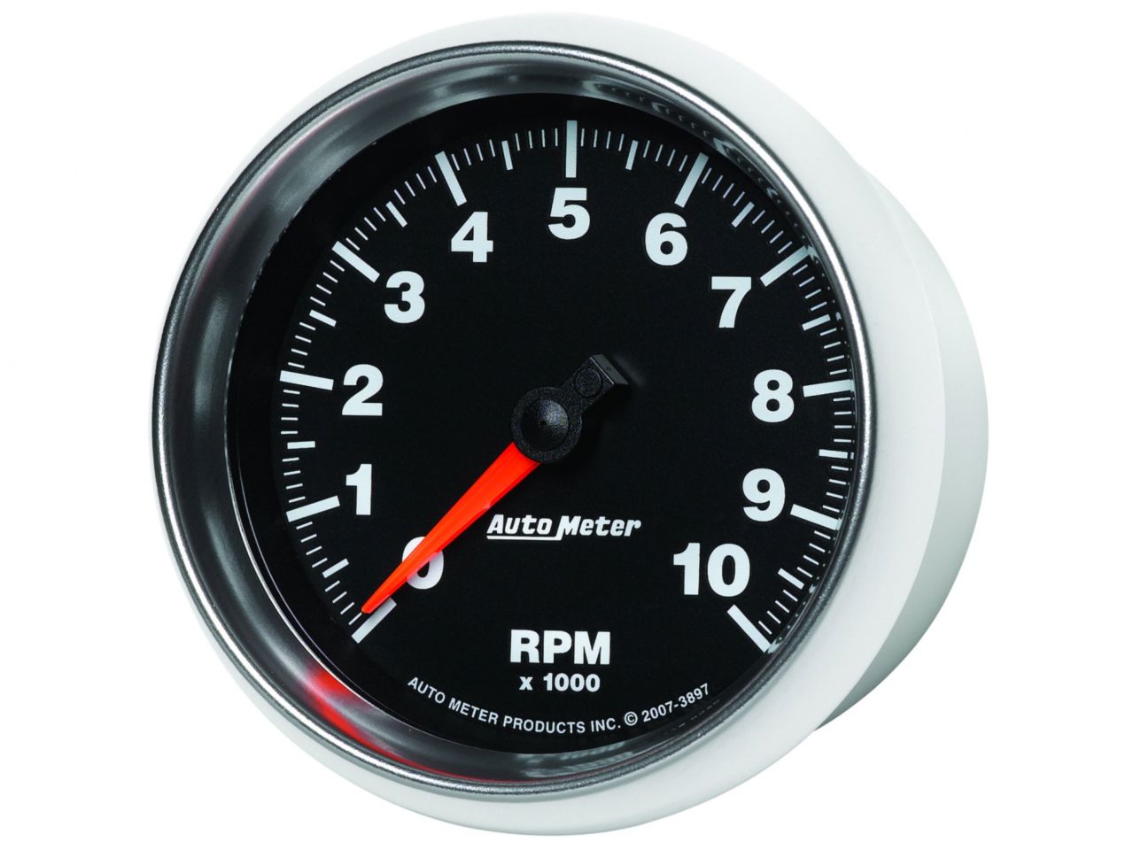 Autometer Gauge, Tachometer, 3 3/8", 10k Rpm, In-Dash, Gs