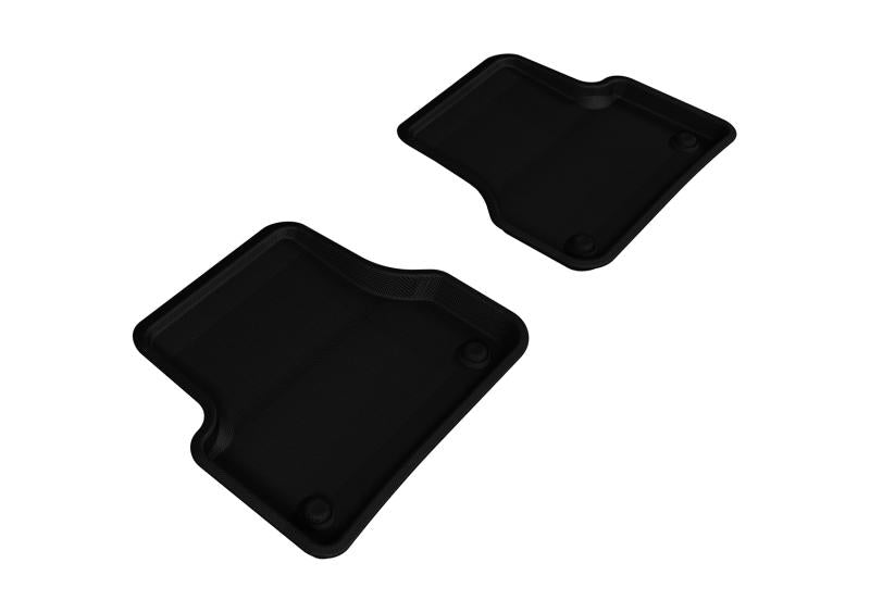 3D MAXpider 2012-2018 Audi A6/A7/S6/S7/RS7 Kagu 2nd Row Floormats - Black L1AD02221509 Main Image