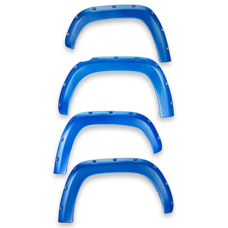 EGR 16+ Toyota Tacoma w/Mudflap Bolt-On Look Color Match Fender Flares - Set - Blazing Blue 795084-8T0 Main Image