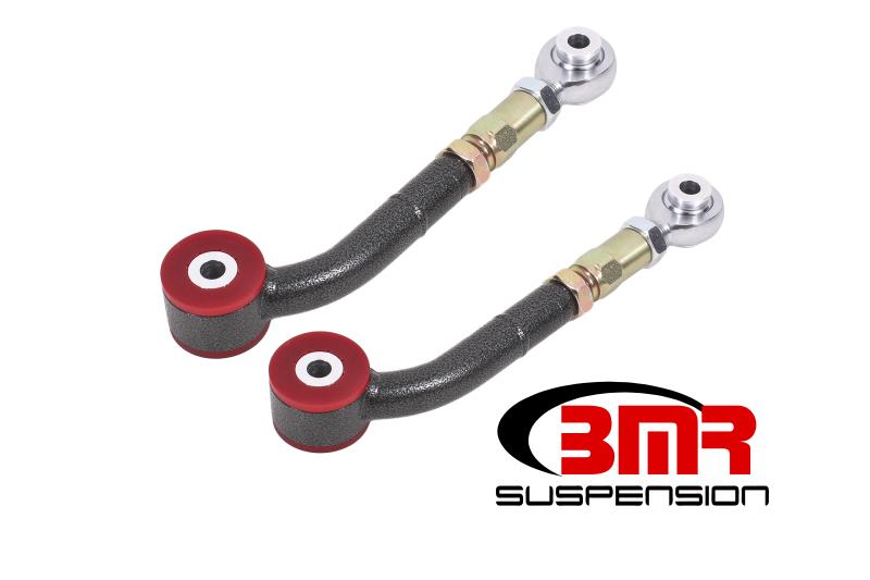 BMR 08-17 Challenger Upper Trailing Arms w/ On-Car Adj. Poly/Rod Ends - Black Hammertone UTA112H Main Image