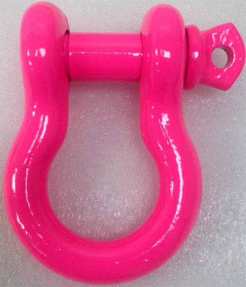 Iron Cross 3/4in D-Ring Shackle - Pink 1000-07 Main Image