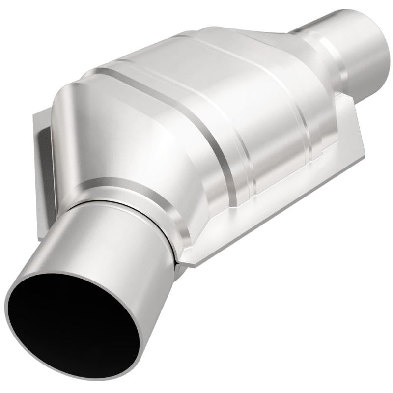 MagnaFlow Conv Universal 2.25 Angled Inlet Rear CA 441075 Main Image