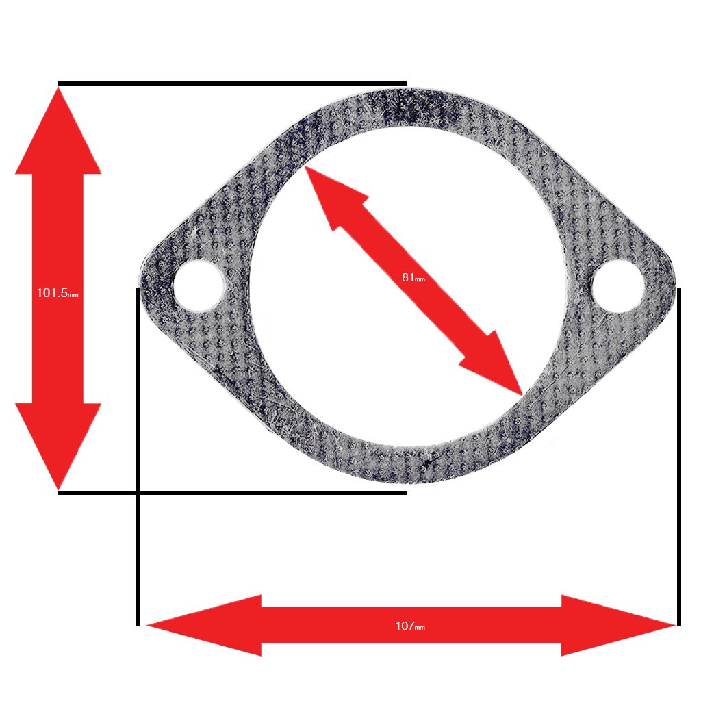 Apexi A'PEXi Exhaust Gasket (Two Bolt) - Replacement