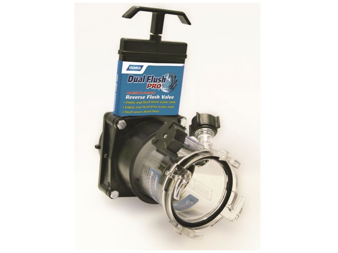 Camco Dual Flush Pro - W/ Gate Valve