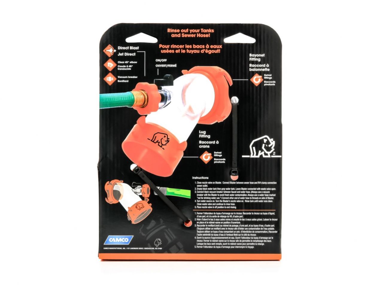 Camco Rhino Blaster - Bilingual