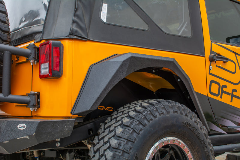 DV8 Offroad 2007-2018 Jeep Wrangler Armor Fenders FENDB-09