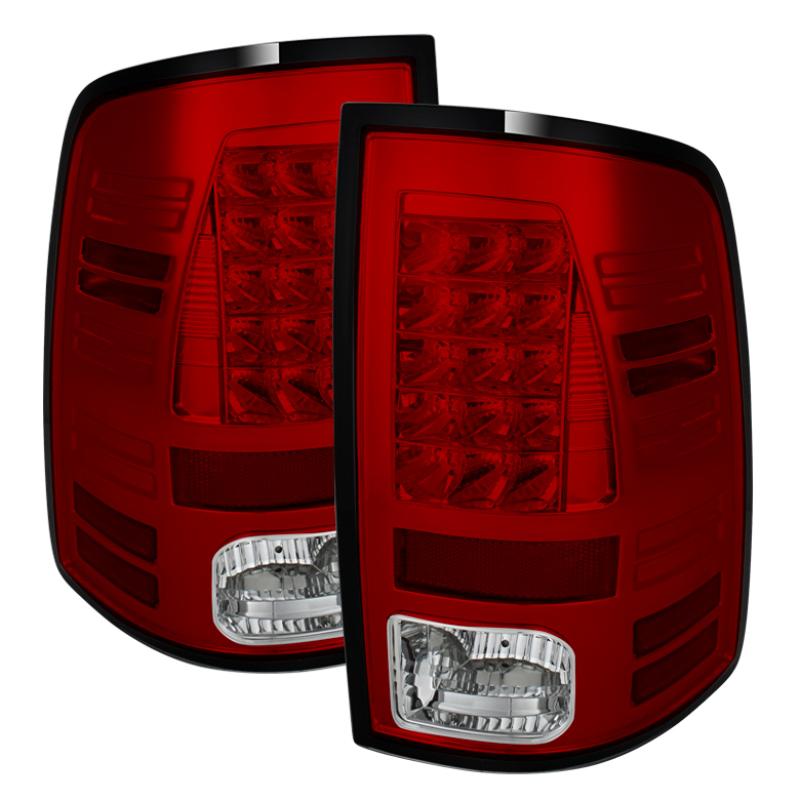 Spyder Dodge Ram 1500 13-14 13-14 LED Tail Lights LED Model only - Red Clear ALT-YD-DRAM13-LED-RC 5077547 Main Image