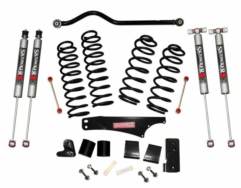 Skyjacker 2007-2017 Jeep Wrangler (JK) Suspension Lift Kit w/ Shock JK400BPMSR Main Image