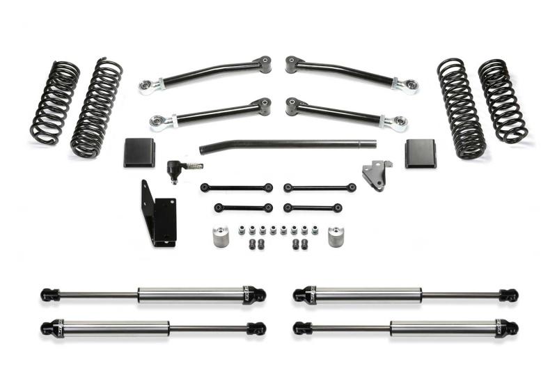 Fabtech 2020 Jeep Gladiator JT 6 Cyl 4WD 5in Trail System w/DL 2.25 N/R Shocks K4175DL Main Image