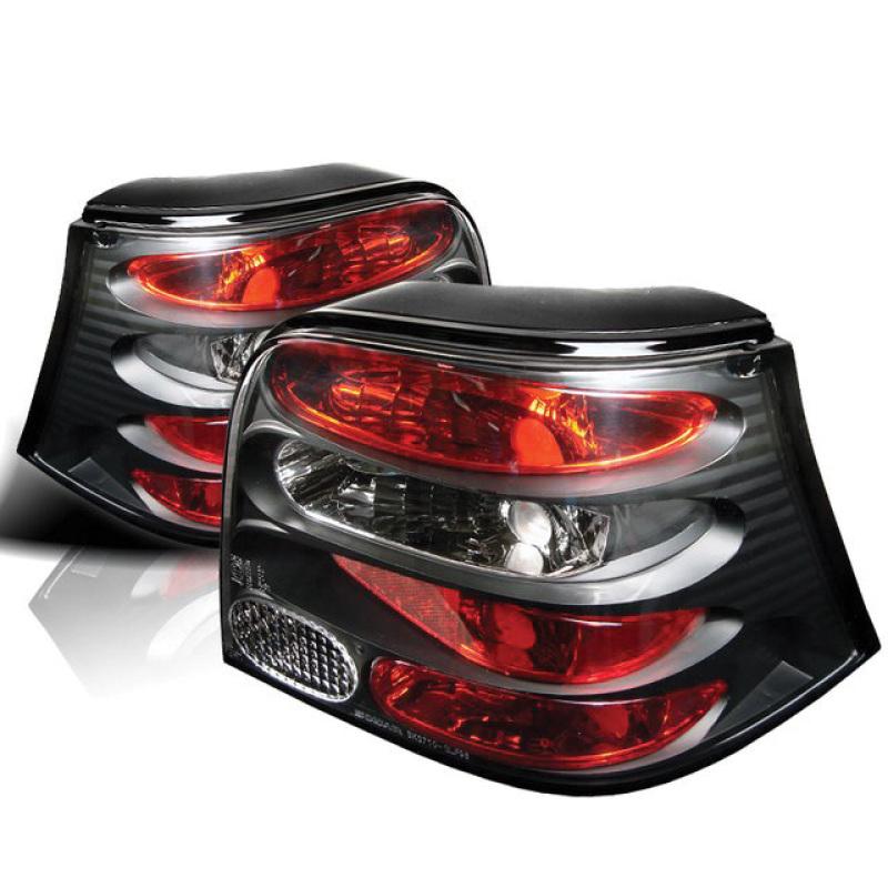 Spyder Volkswagen Golf 99-04 Euro Style Tail Lights Black ALT-YD-VG99-BK 5008343 Main Image