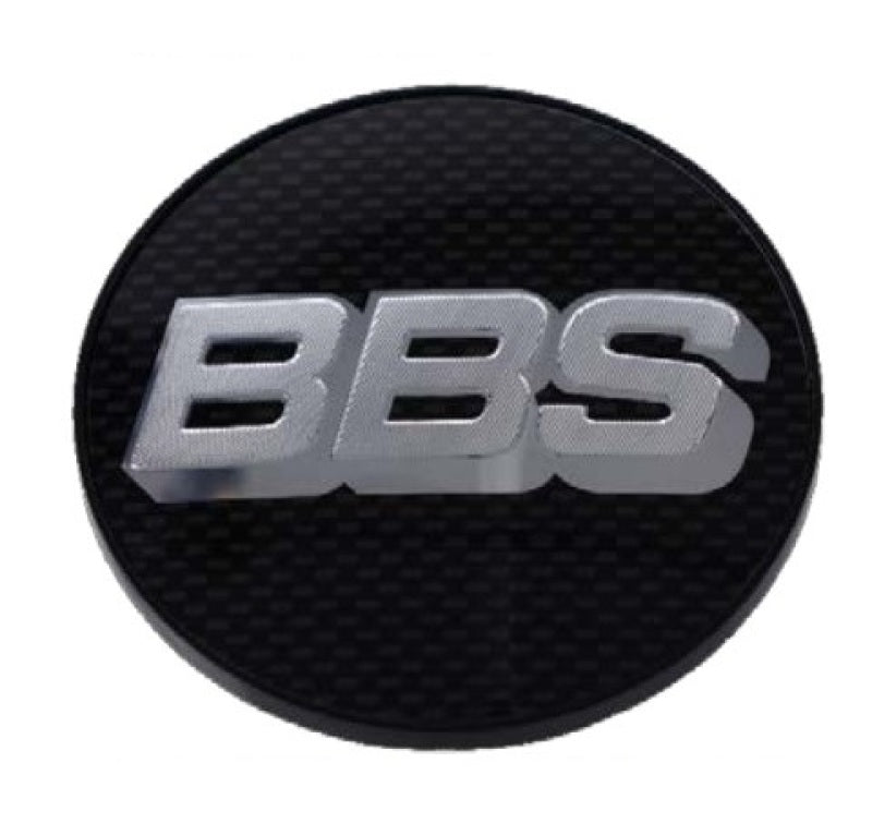 BBS Center Cap 70.6mm Carbon/Silver (5-tab) 10.02.3604