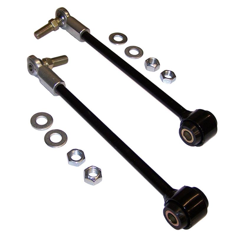 Superlift 07-18 Jeep Wrangler JK Rubicon w/ 2-4in Lift Kit Sway Bar Links - Front 5715 Main Image