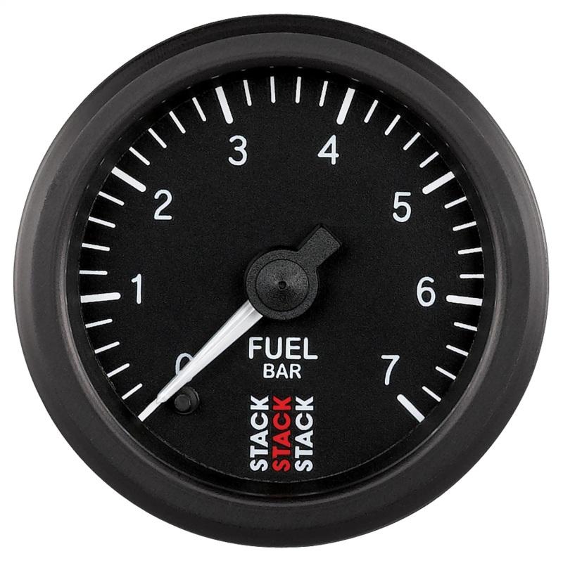 Autometer Stack 52mm 0-7 Bar M10 Male Pro Stepper Motor Fuel Pressure Gauge - Black ST3305 Main Image