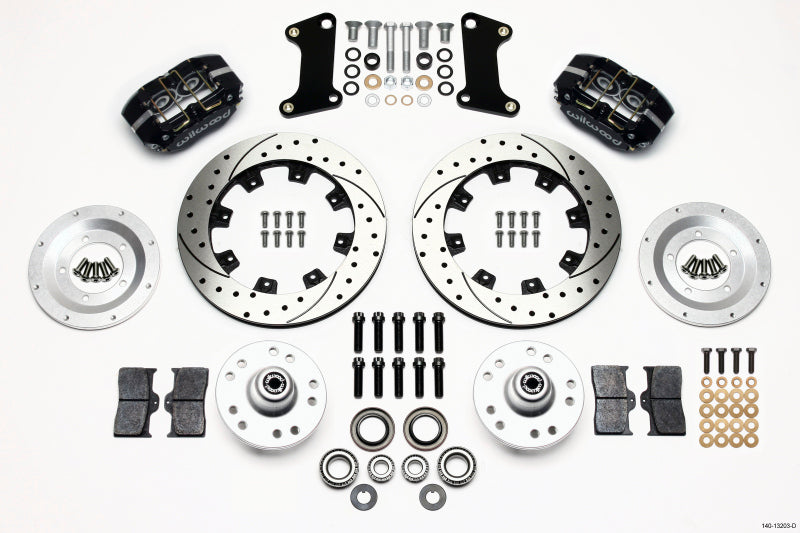 Wilwood DP-DB Front Kit, 12.19", Drilled, 67-69 Camaro, 64-72 Nova, Chevelle