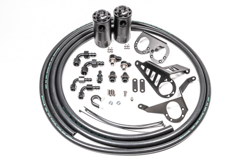 Radium Engineering Dual Catch Can Kit, MK4 Supra, Fluid Lock / 1994-2002 Toyota Supra (all versions) 20-0387-FL