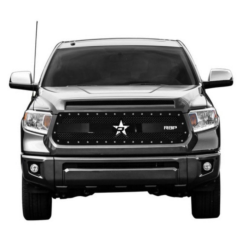 RBP RX-3 Series Studded Frame 1pc. Grille 14-17 Toyota Tundra (Except Limited) - Black RBP-951961 Main Image