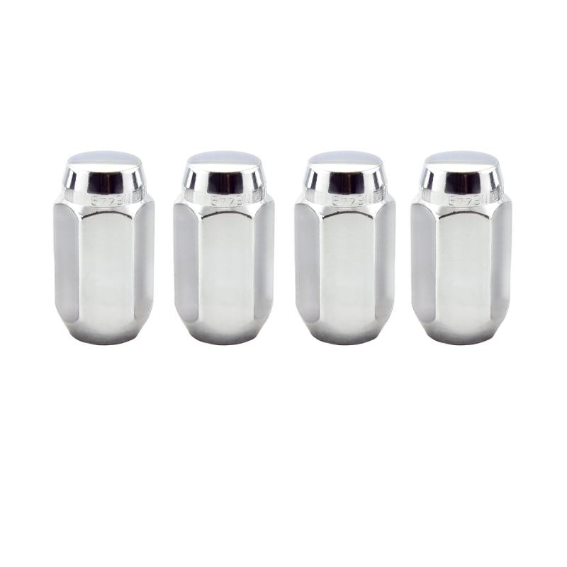 McGard Hex Lug Nut (Cone Seat) M14X1.5 / 22mm Hex / 1.635in. Length (4-Pack) - Chrome 64069 Main Image