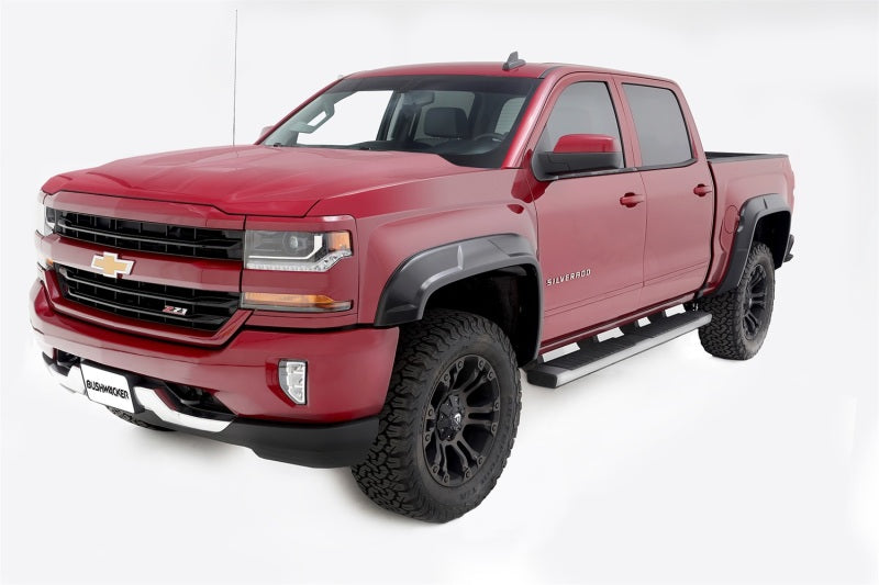 Bushwacker 2019 Chevrolet Silverado 1500 w/ 69.3in Fleetside Bed DRT Style Flares 4pc - Black 40944-02