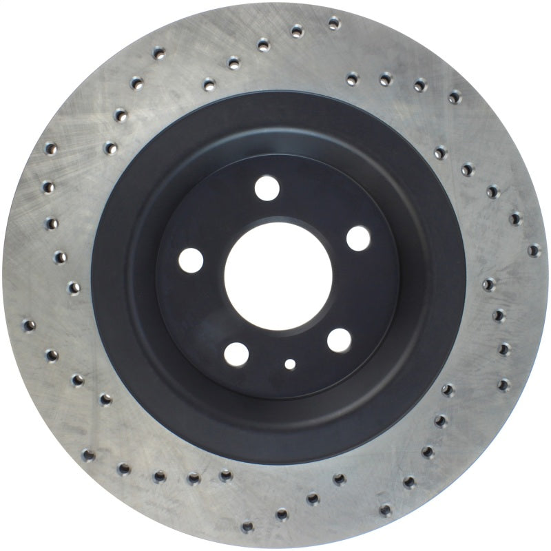 StopTech  Sport Cryo Cross Drilled Brake Rotor; Rear Right