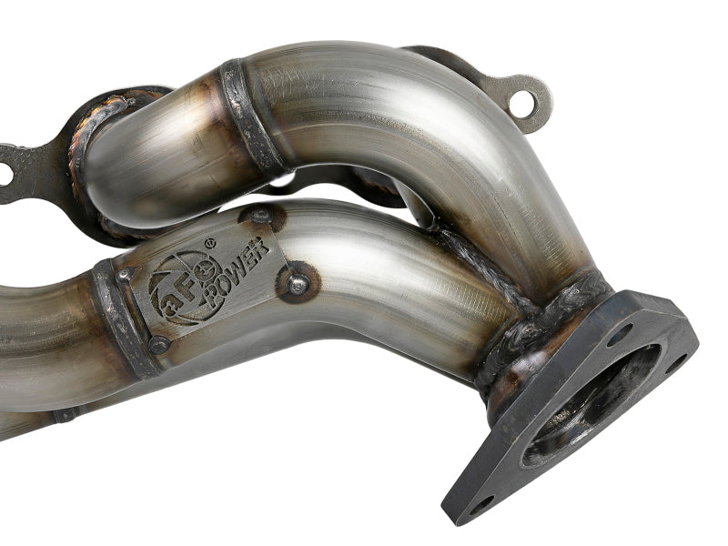 aFe Twisted Steel 1-3/4in 304SS Shorty Headers 2019 GM Silverado / Sierra 1500 V8-5.3L/6.2L 48-34134