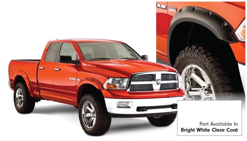 Bushwacker 16-18 Ram 1500 Fleetside Pocket Style Flares 4pc 67.4/76.3/96.3in Bed - Bright White CC 50915-15 Main Image