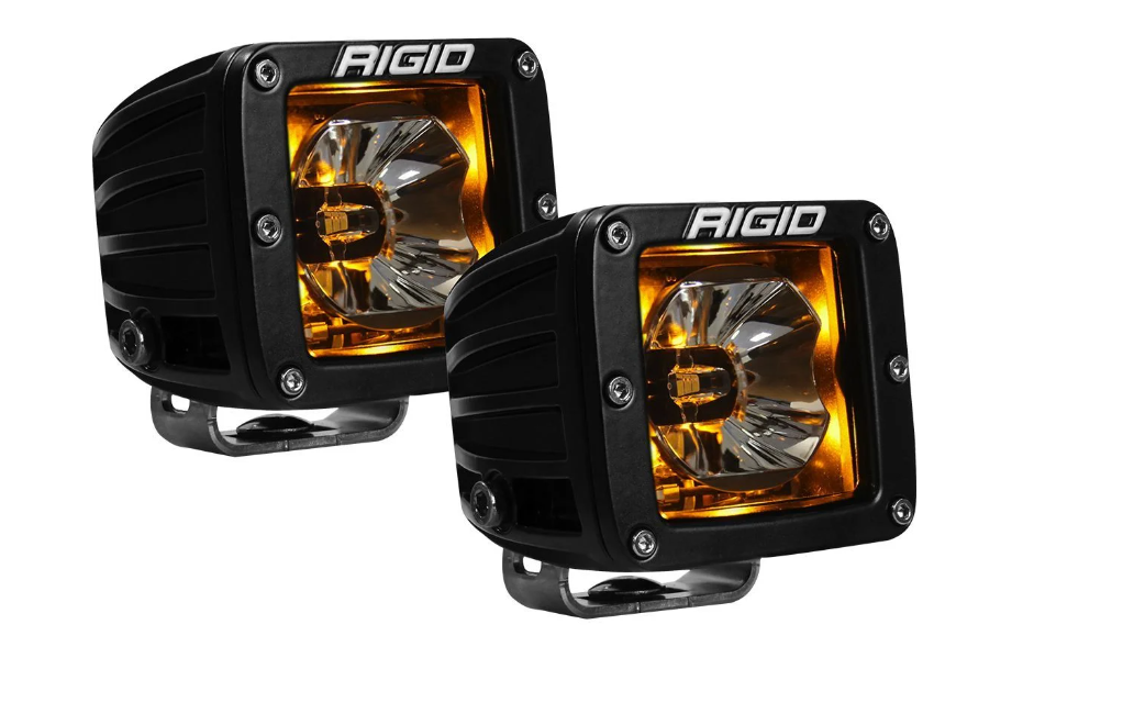 Rigid Radiance Pod With Backlight, Surface Mount, Black Housing | Pair