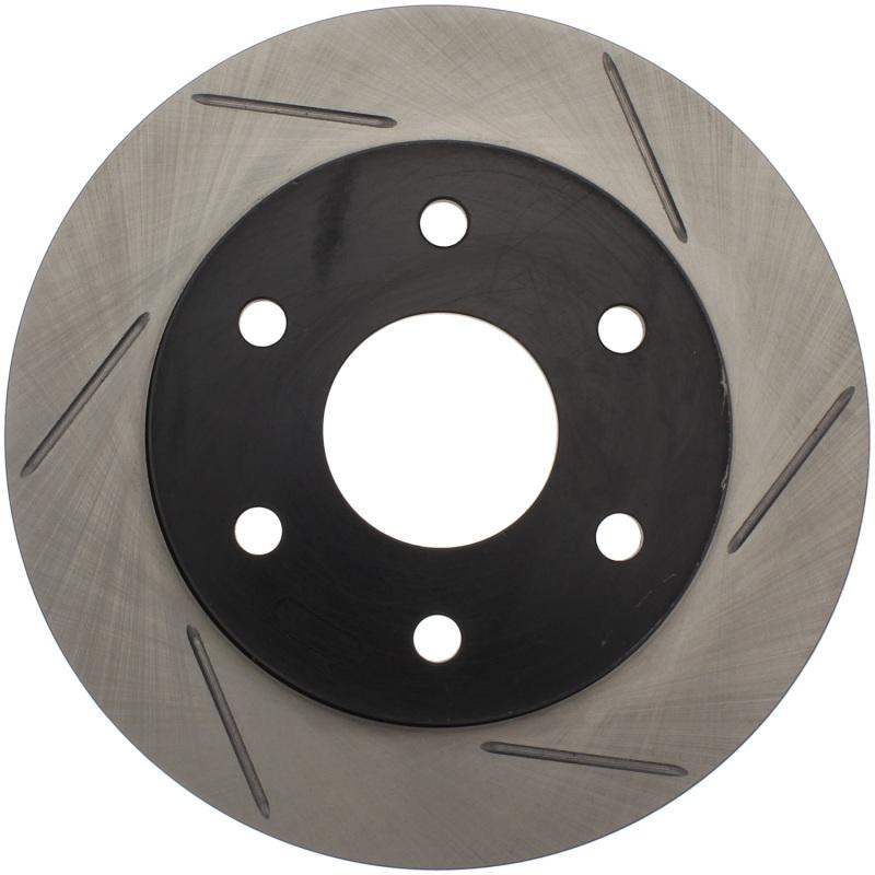 StopTech Power Slot 02-06 Cadillac Escalade / Chevrolet Avalanche 1500 Front Left Slotted Rotor 126.66040SL Main Image