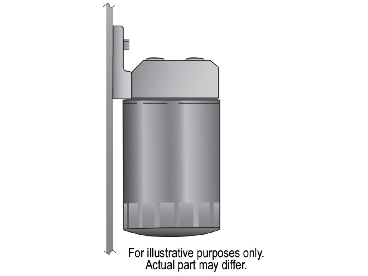 Derale Premium Ports-Up Filter Mount (13/16-16)