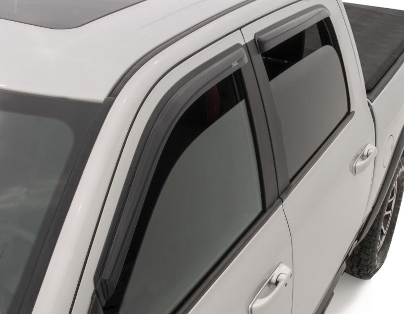 AVS 2019 RAM 1500 Crew Cab Ventvisor Outside Mount Front & Rear Window Deflectors 4pc - Smoke 94806 Main Image