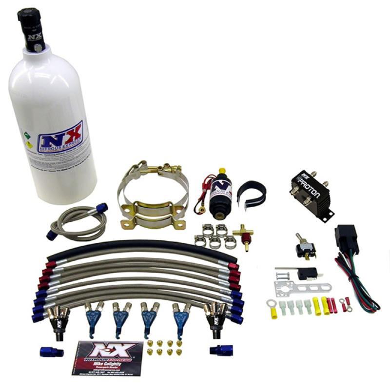 Nitrous Express 4 Cyl Proton Nitrous Kit w/1.0lb Bottle 61028-1.0P Main Image