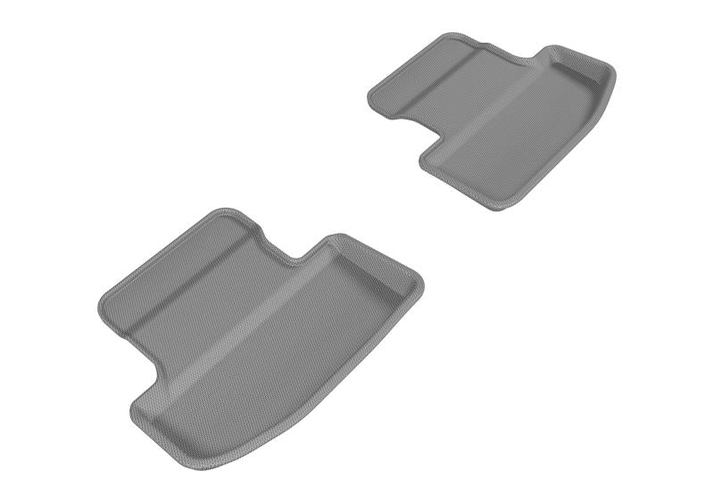 3D MAXpider 2015-2020 Ford Mustang Kagu 2nd Row Floormats - Gray L1FR08521501 Main Image