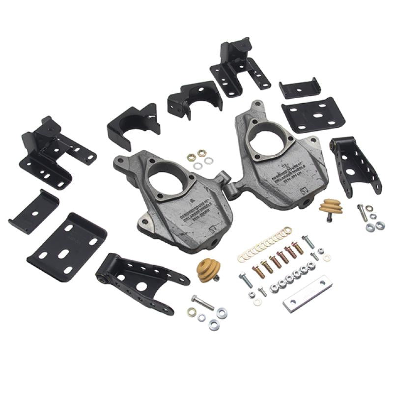 Belltech LOWERING KIT 16.5-17 Chevy Silverado Standard Cab 2WD 3-4F / 5-6R 1012 Main Image