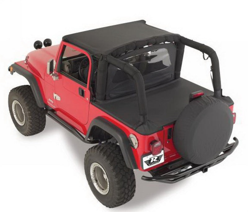 Rampage 1992-1995 Jeep Wrangler(YJ) Tonneau Cover - Black Denim 721015