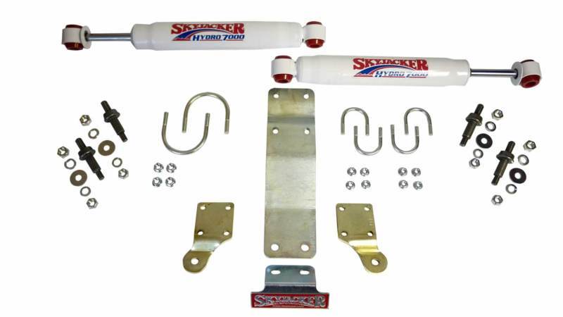 Skyjacker 2007-2017 Jeep Wrangler (JK/JKU) (Use w/ JK717TR) Dual Steering Damper Kit w/ Hydro 7000 7206 Main Image