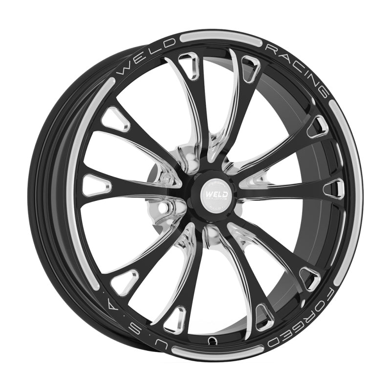 Weld V-Series 2.0 18x6 / 5x4.75 BP / 2.7in BS Black Wheel - Non-Beadlock 84B-1806275