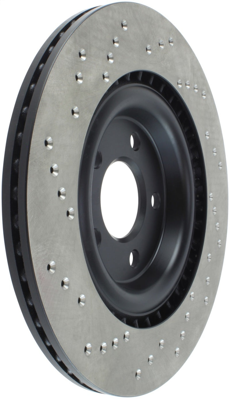 StopTech Sport Cryo Cross Drilled Brake Rotor; Front Right