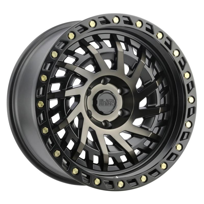 Black Rhino Shredder 17x9.0 5x127 ET-18 CB 71.6 Matte Black w/Machined Dark Tint Wheel 1790SHD-85127M71 Main Image