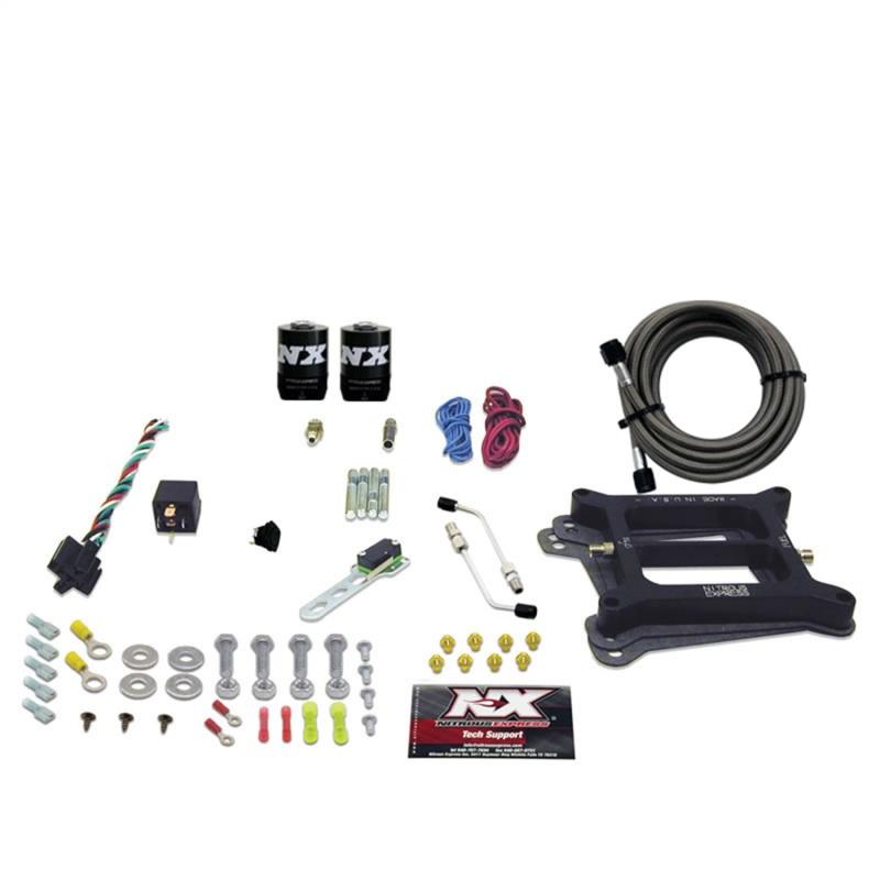 Nitrous Express 4150 4-BBL/Alcohol Nitrous Kit (100-500HP) w/o Bottle 50045-00 Main Image