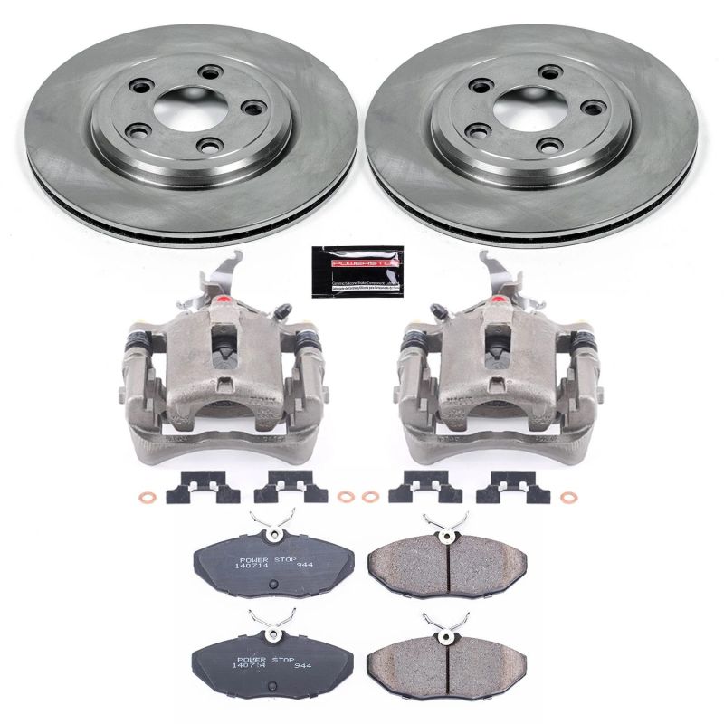 PowerStop PSB Autospecialty Kit w/Cals Brakes, Rotors & Pads Brake Kits - OE main image