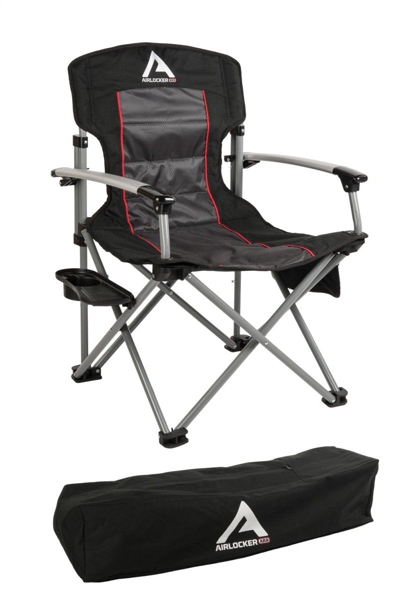 ARB Airlocker Chair W/Table Blk - Pair 10500111A Main Image