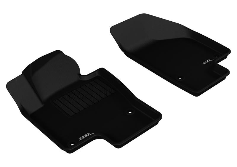 3D MAXpider 2006-2010 Volkswagen Passat Kagu 1st Row Floormat - Black L1VW01511509 Main Image